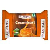 Patanjali Cream Feast Orange Biscuits (Pack of 10)